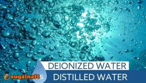 الفرق بين الماء المقطر والماء منزوع الأيونات