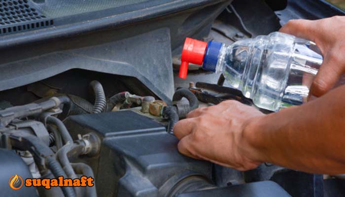 اسيد البطارية يتبخر